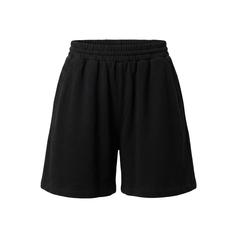 OLD NAY EXTRA HIGH RISE PULL ON TERRY SHORTS IN BLACK JACK SIZE MEDIUM
